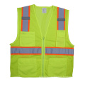 Wholesale 100% Polyester Custom 120g Traffic Road Work Construction Security High Visibility Reflective Safety Vest with Logo